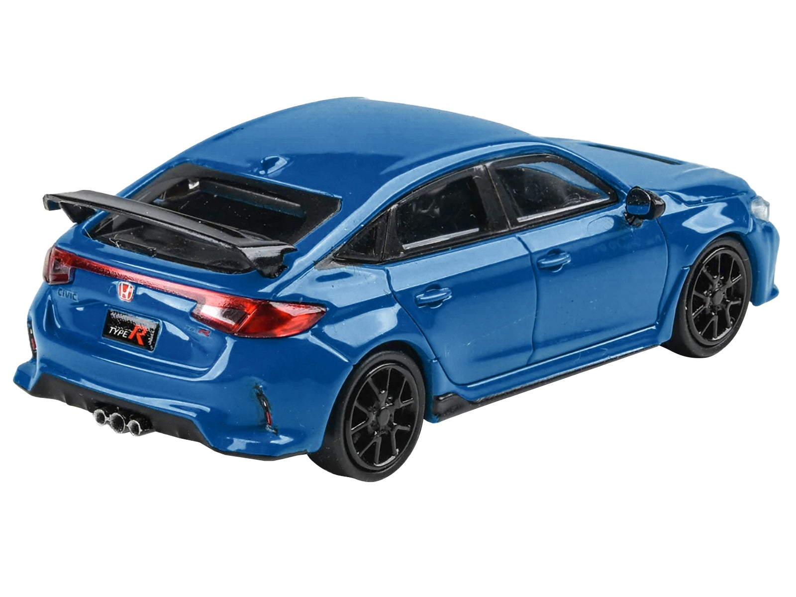 2023 Honda Civic Type R FL5 Boost Blue Pearl 1/64 Diecast Model Car by Paragon Models - Minihomy