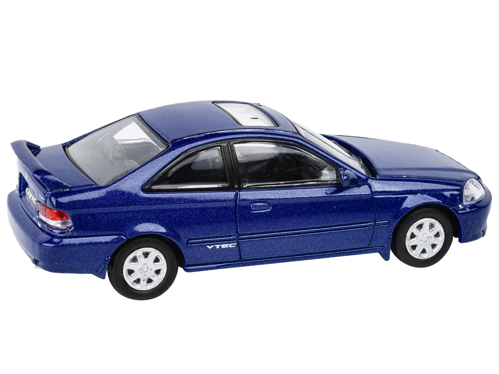 1999 Honda Civic Si Electron Blue Metallic with Sun Roof 1/64 Diecast Model Car by Paragon Models - Minihomy