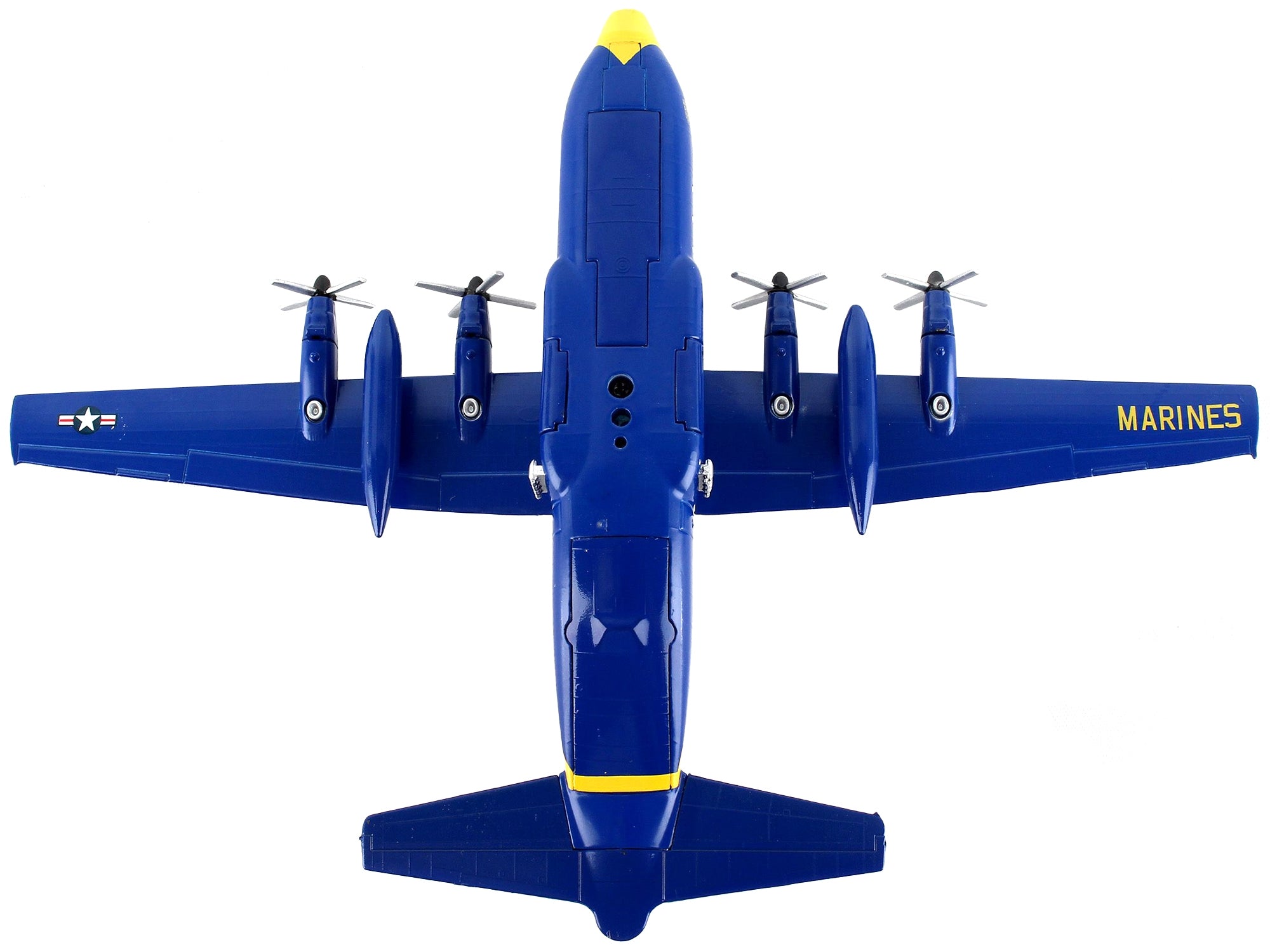 Lockheed C-130 Hercules Transport Aircraft "Fat Albert - Blue Angels" 1/200 Diecast Model Airplane by Postage Stamp - Minihomy