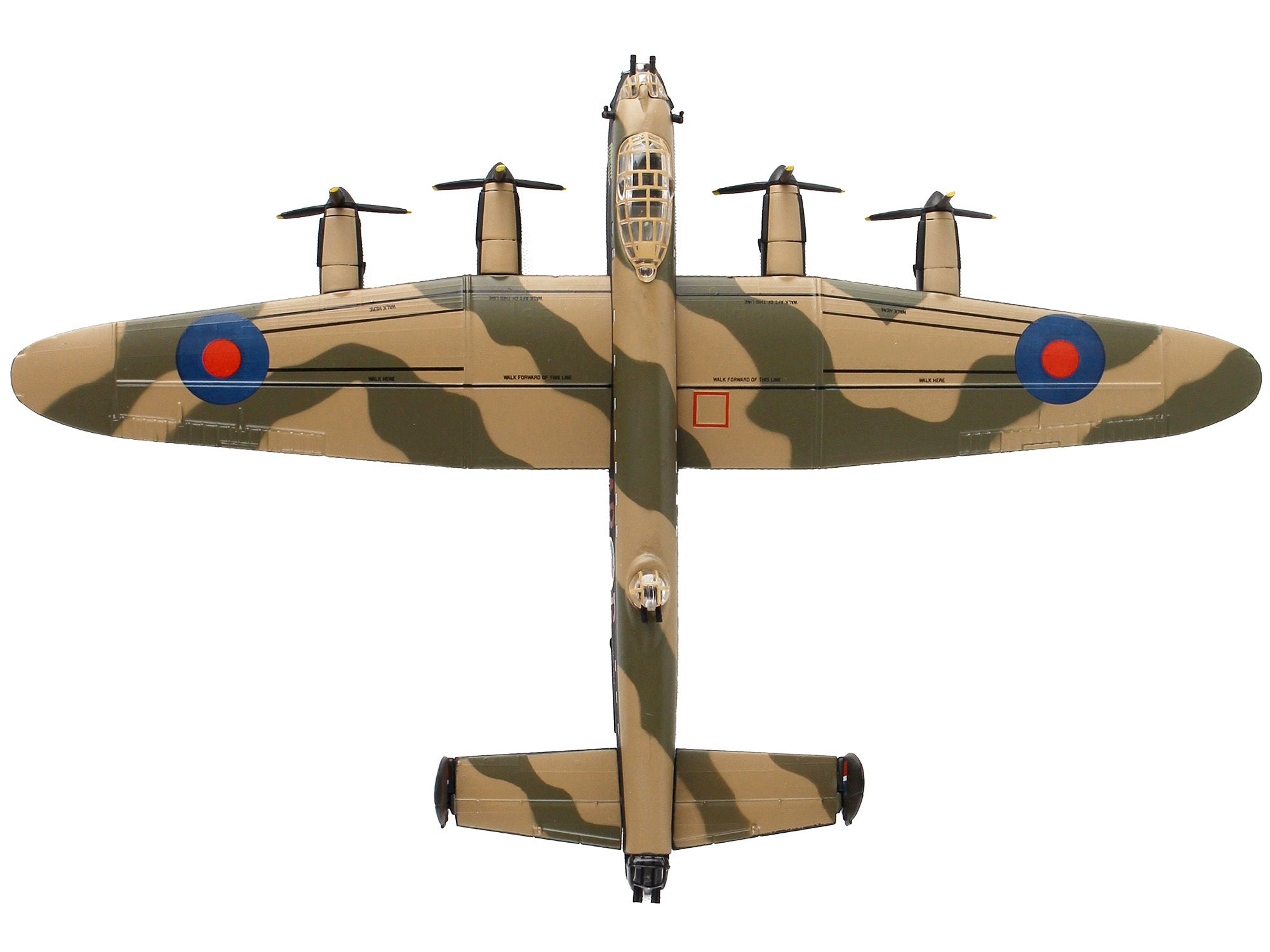 Avro Lancaster NX611 Bomber Aircraft "G for George 460 Squadron" Royal Australian Air Force 1/150 Diecast Model Airplane by Postage Stamp - Minihomy