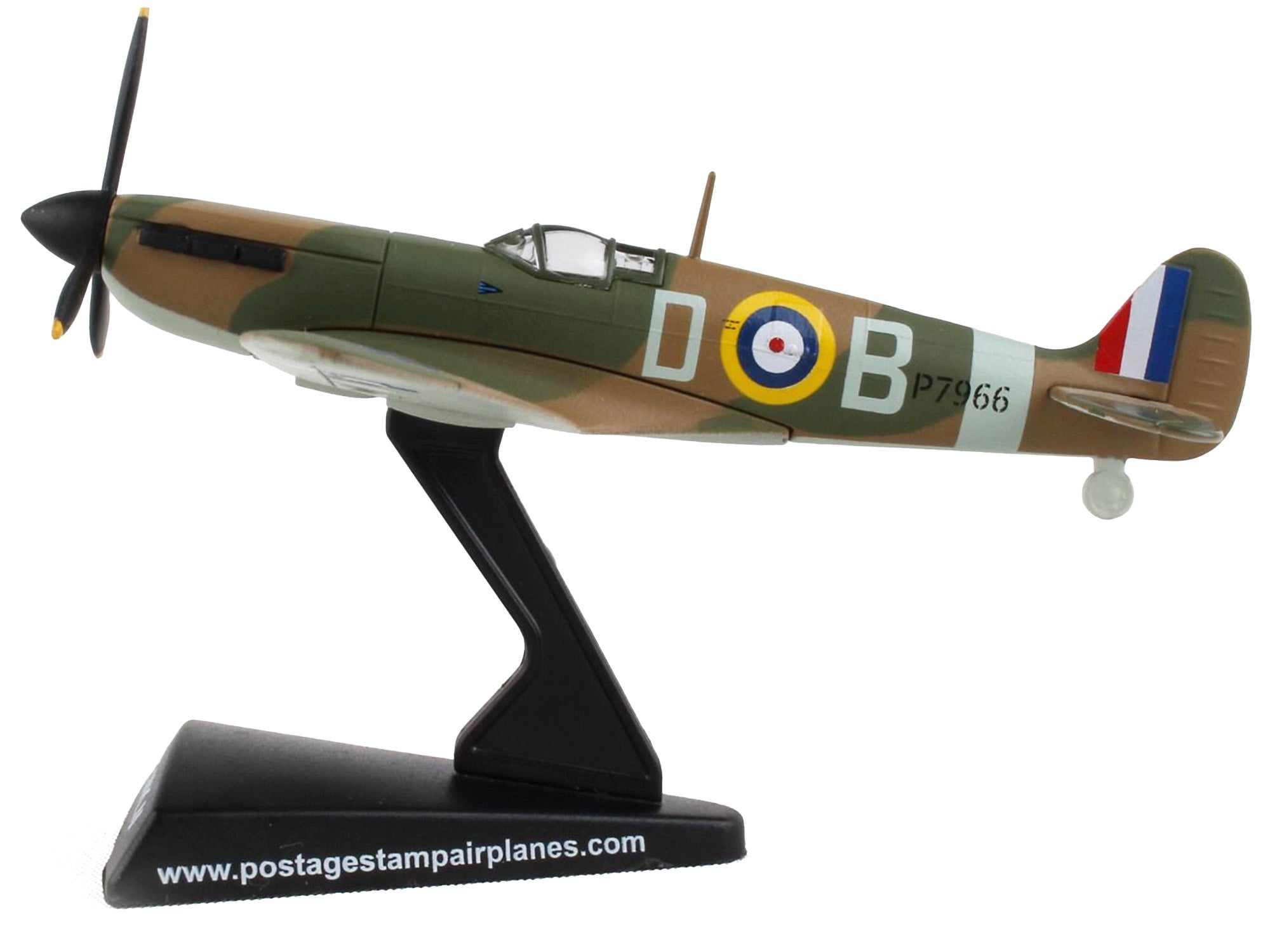 Supermarine Spitfire Mk II Fighter Aircraft "Battle of Britain" Royal Air Force 1/93 Diecast Model Airplane by Postage Stamp