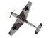 Messerschmitt Bf-109 Fighter Aircraft "Black 1 Ace Adolf Galland" German Luftwaffe 1/87 Diecast Model Airplane by Postage Stamp - Minihomy