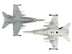 McDonnell Douglas F/A-18C Hornet Fighter Aircraft "VFA-131 Wildcats" United States Navy 1/150 Diecast Model Airplane by Postage Stamp - Minihomy