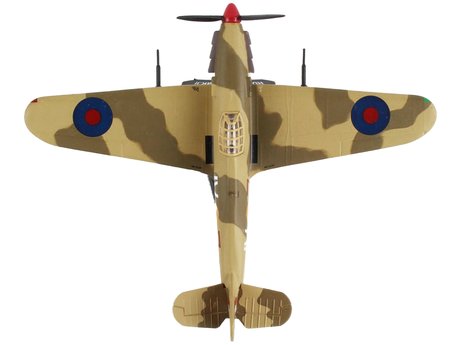 Hawker Hurricane MK. II Fighter Aircraft "British Royal Air Force" 1/100 Diecast Model Airplane by Postage Stamp - Minihomy