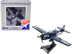 Grumman F4F Wildcat Aircraft #6 "USS Petrof Bay" United States Navy 1/87 (HO) Diecast Model Airplane by Postage Stamp - Minihomy