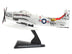 Douglas A-1 Skyraider Aircraft "Papoose Flight" United States Navy 1/110 Diecast Model Airplane by Postage Stamp - Minihomy