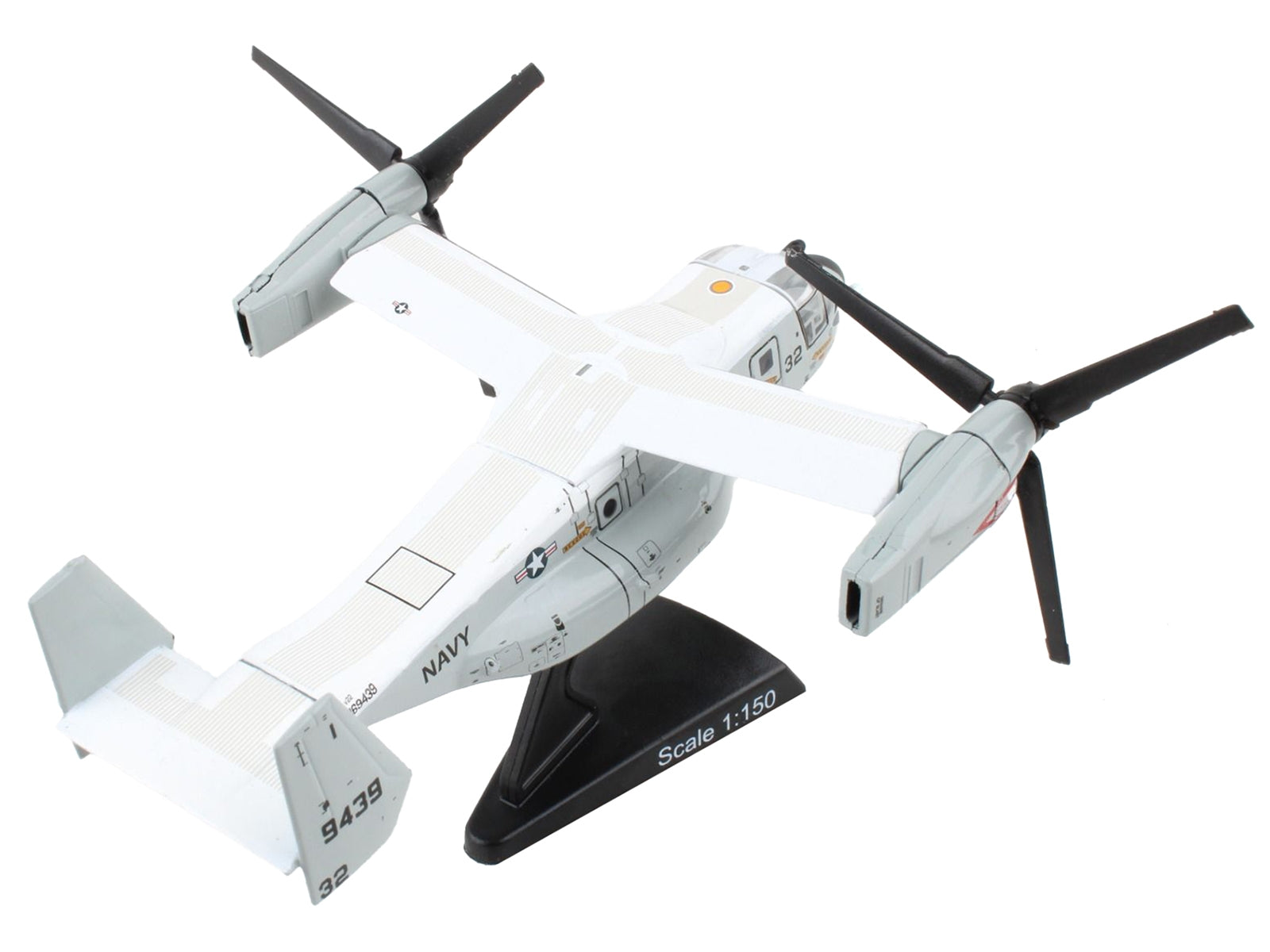 Bell Boeing CMV-22B Osprey Aircraft "United States Navy Air Force" 1/150 Diecast Model Airplane by Postage Stamp - Minihomy