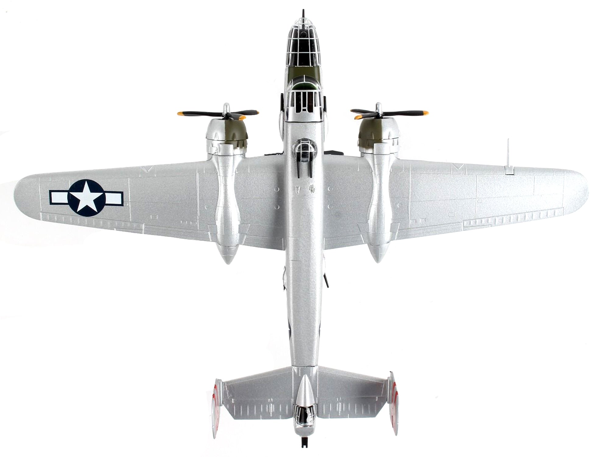 North American B-25J Mitchell Bomber Aircraft "Panchito" United States Air Force 1/100 Diecast Model Airplane by Postage Stamp - Minihomy