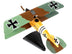 Albatros D.III Fighter Aircraft "Mops - D.2033/16" Imperial German Army Air Service 1/70 Diecast Model Airplane by Postage Stamp - Minihomy