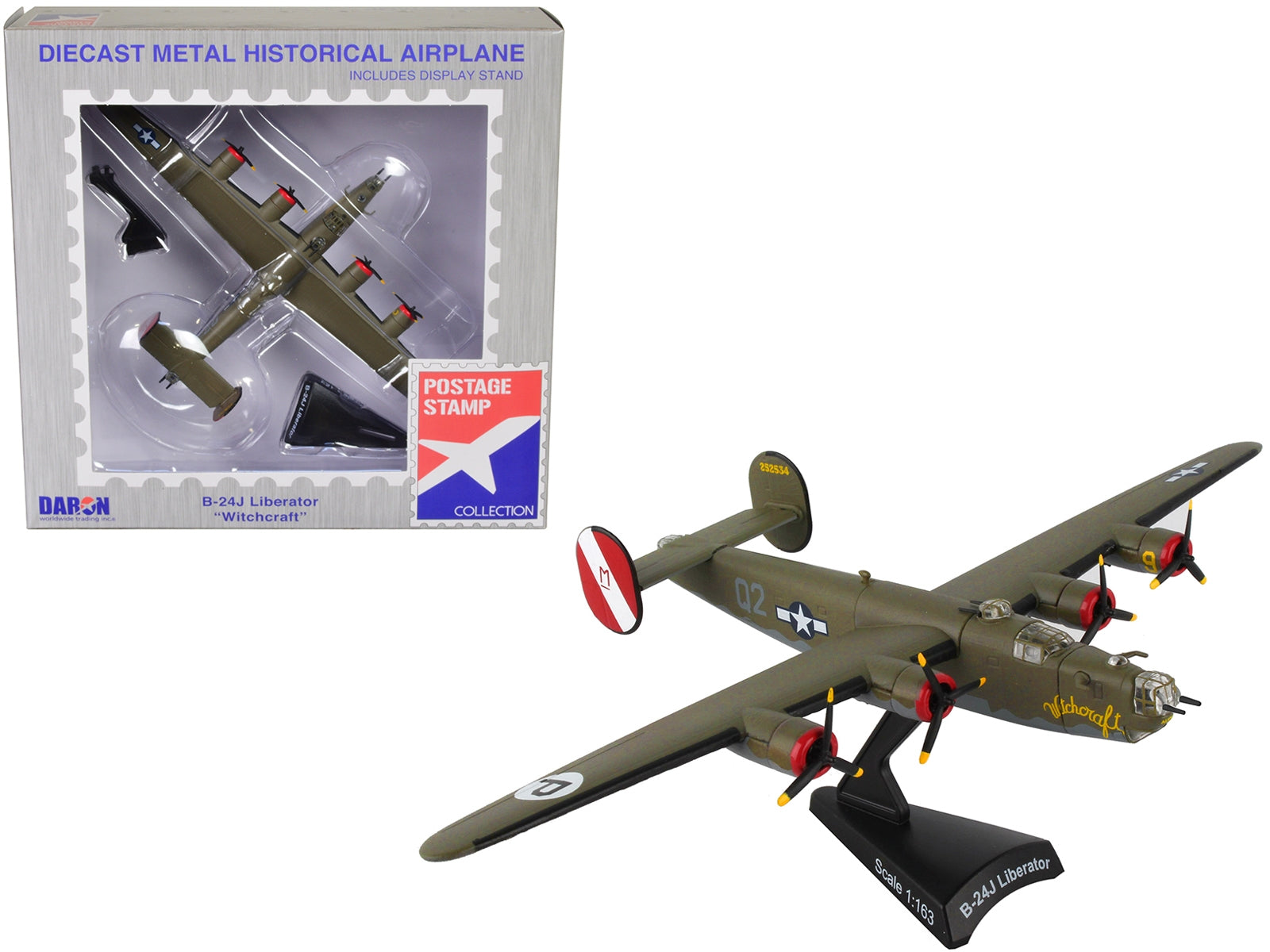 Consolidated B-24J Liberator Bomber Aircraft "Witchcraft 467th Bomb Group 790 Bomb Squadron" - Minihomy