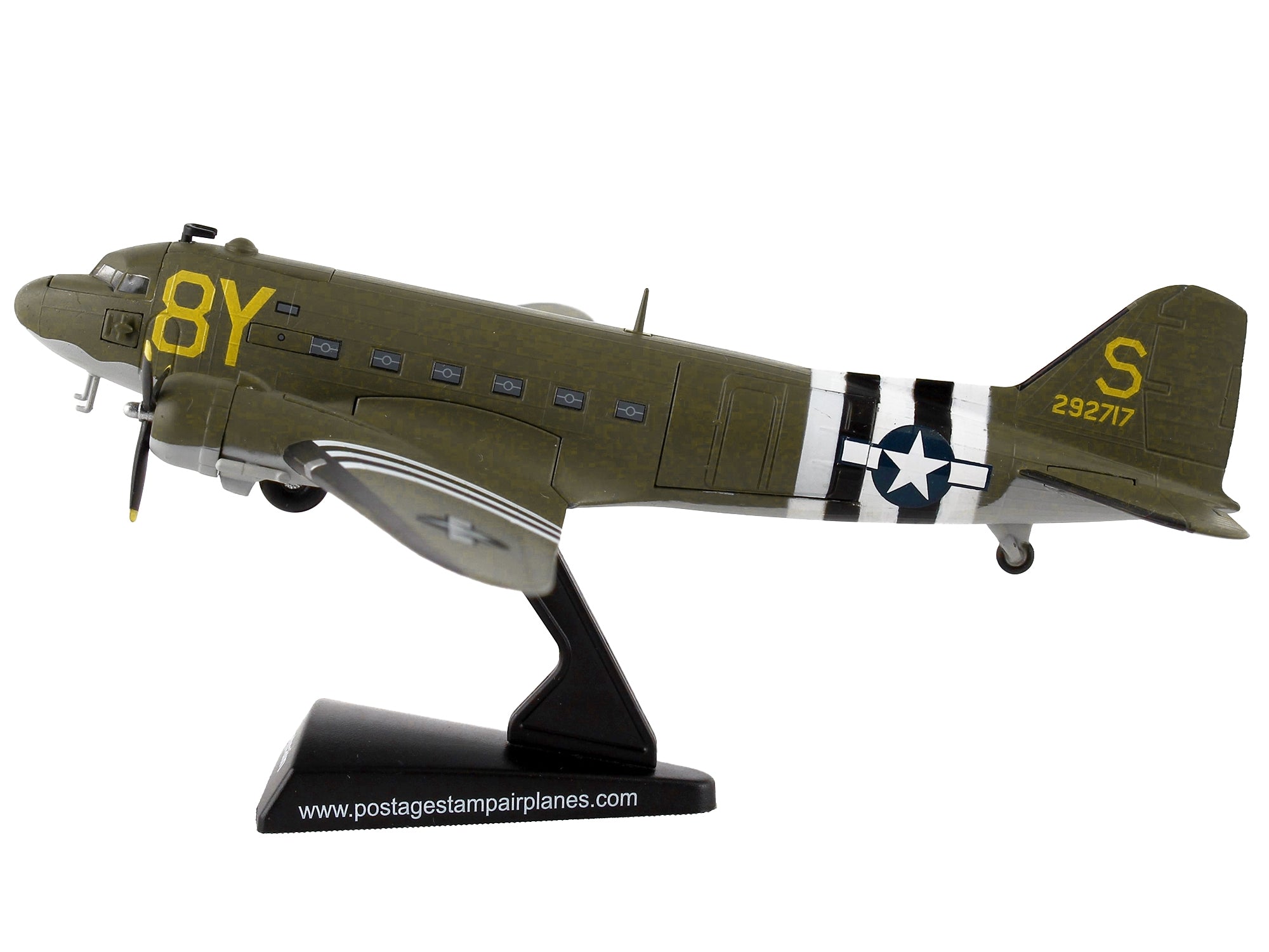 Douglas C-47 Skytrain Transport Aircraft "Stoy Hora 440th Troop Carrier Group D-Day" (1945)