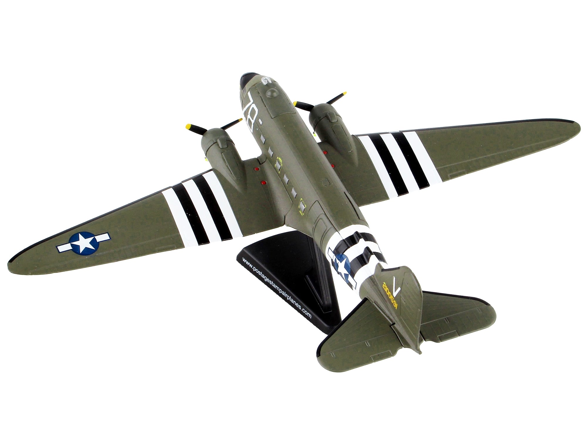 Douglas C-47 Skytrain Transport Aircraft "Tico Belle 82nd Airborne Division D-Day" (1945) - Minihomy