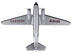 Douglas DC-3 Passenger Aircraft "Eastern Airlines" 1/144 Diecast Model Airplane by Postage Stamp - Minihomy