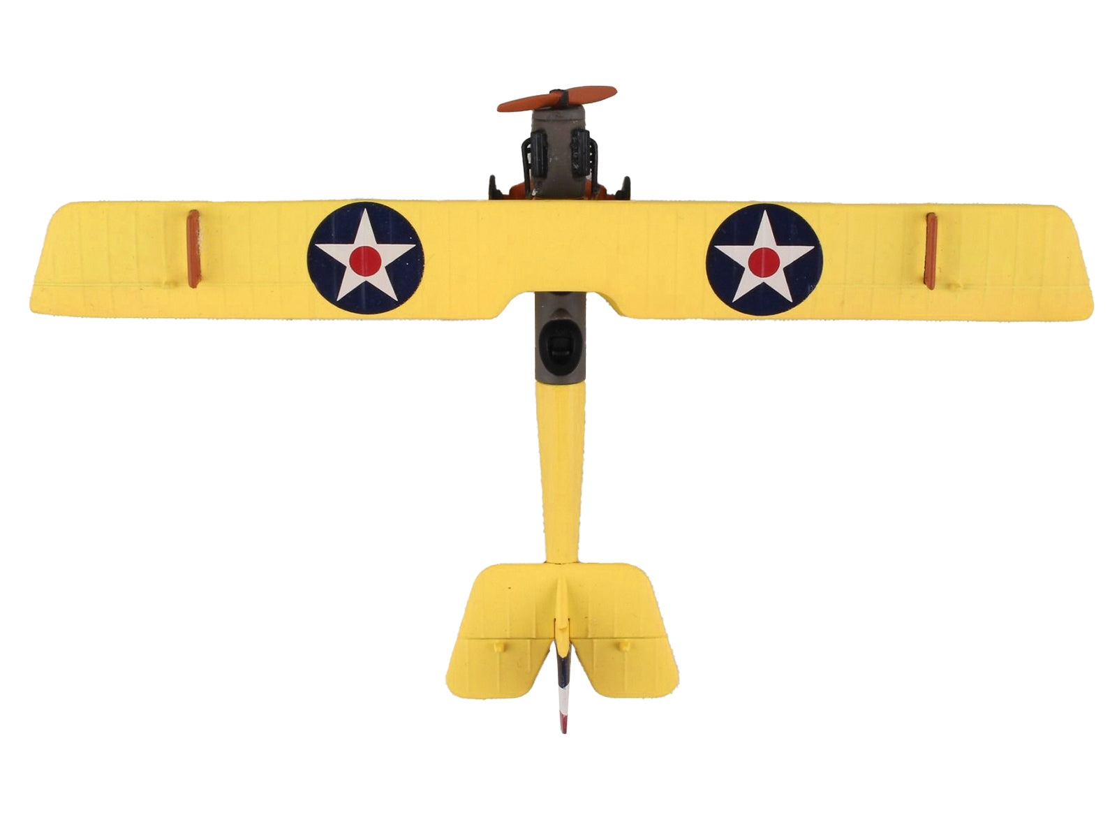 Curtiss JN4 "Jenny" Biplane Aircraft "US Air Mail Service" United States Army 1/100 Diecast Model Airplane by Postage Stamp - Minihomy