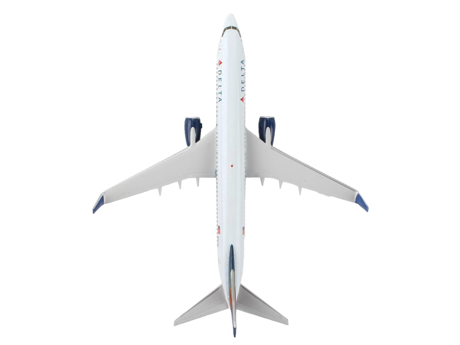 Boeing 737-800 Next Generation Commercial Aircraft "Delta Air Lines" 1/300 Diecast Model Airplane by Postage Stamp