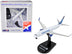 Boeing 737-800 Next Generation Commercial Aircraft "United Airlines" 1/300 Diecast Model Airplane by Postage Stamp - Minihomy