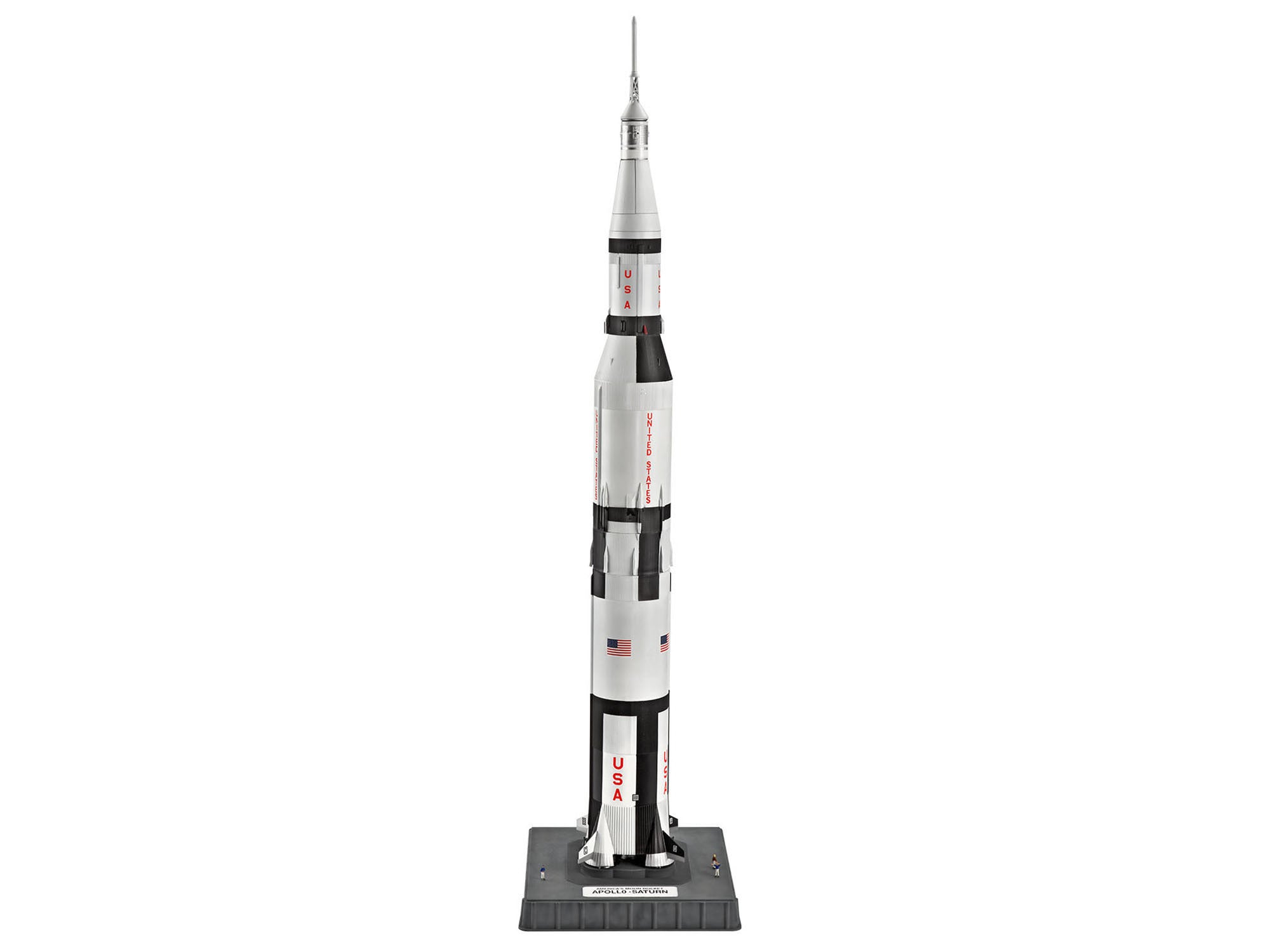 Level 4 Model Kit Apollo 11 Saturn V Rocket "50th Anniversary Moon Landing" 1/144 Scale Model by Revell - Minihomy