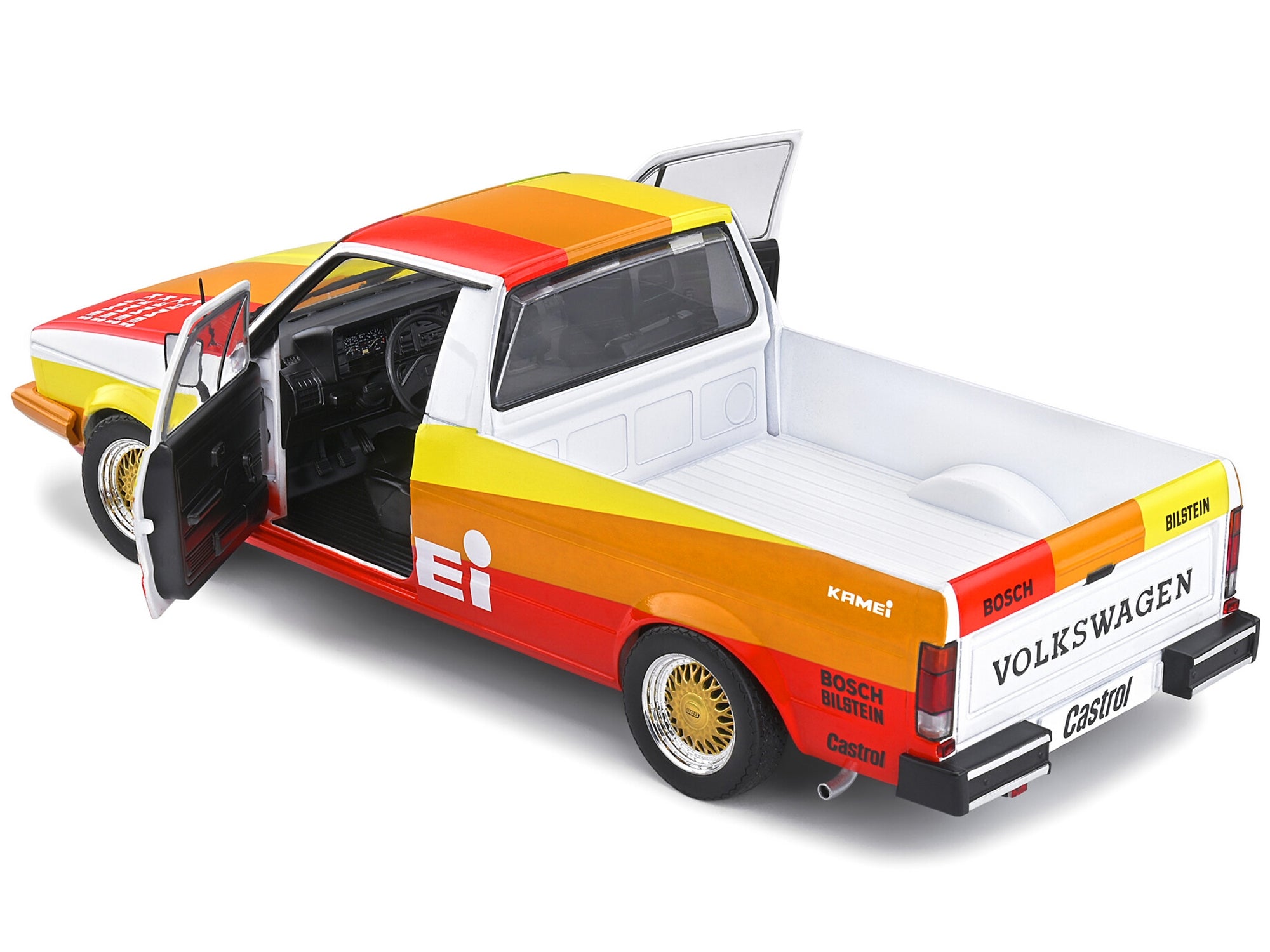 1982 Volkswagen Caddy MK 1 Pickup Truck "Kamei Tribute" 1/18 Diecast Model Car by Solido - Minihomy