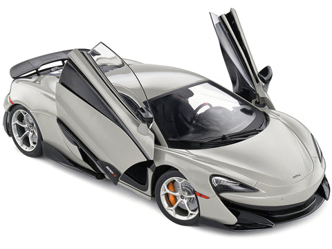 2018 McLaren 600 LT Coupe Blade Silver 1/18 Diecast Model Car by Solido