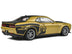 2020 Dodge Challenger R/T Scat Pack Widebody "Street Fighter" Goldrush Metallic and Black with Sunroof 1/18 Diecast Model Car by Solido - Minihomy