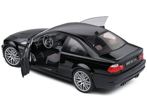 2003 BMW E46 CSL Black 1/18 Diecast Model Car by Solido