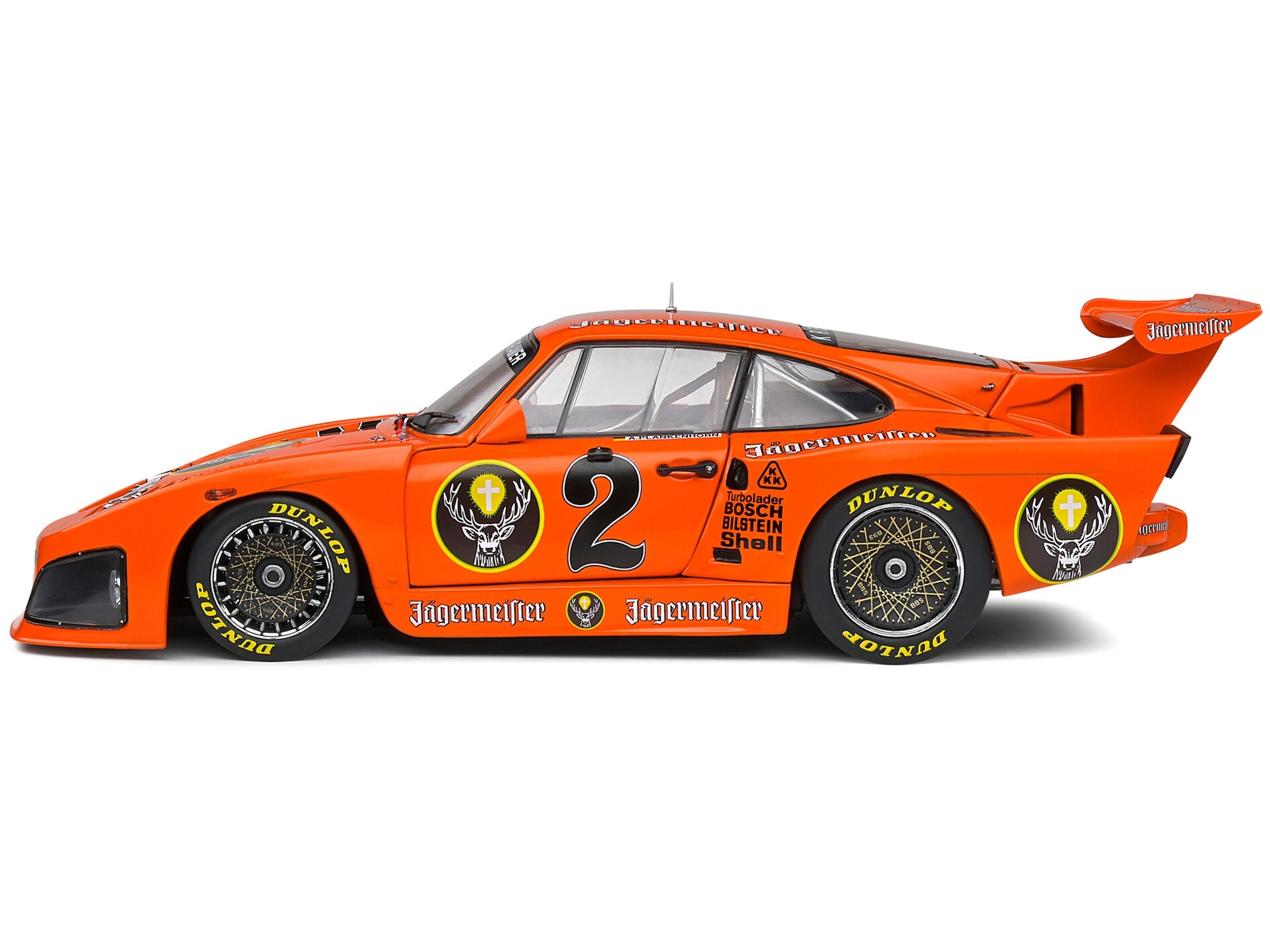 Porsche 935 K3 #2 Axel Plankenhorn "DRM (Deutsche Rennsport Meisterschaft)" (1980) "Competition" Series 1/18 Diecast Model Car by Solido - Minihomy