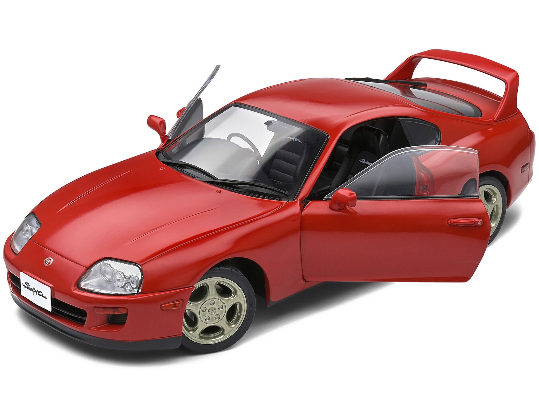 1993 Toyota Supra MK4 RHD (Right Hand Drive) Red 1/18 Diecast Model Car by Solido - Minihomy