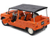 1970 Citroen Mehari MK.1 Kirghiz Orange with Black Top 1/18 Diecast Model Car by Solido - Minihomy