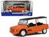 1970 Citroen Mehari MK.1 Kirghiz Orange with Black Top 1/18 Diecast Model Car by Solido - Minihomy