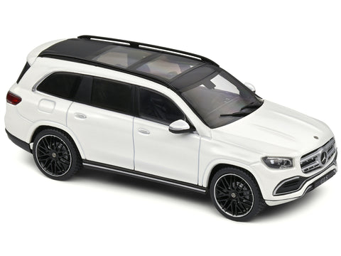 2020 Mercedes-Benz GLS Diamond White with AMG Wheels and Sunroof 1/43 Diecast Model Car by Solido