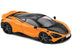 2020 McLaren 765 LT Papaya Spark Orange Metallic and Black 1/43 Diecast Model Car by Solido - Minihomy