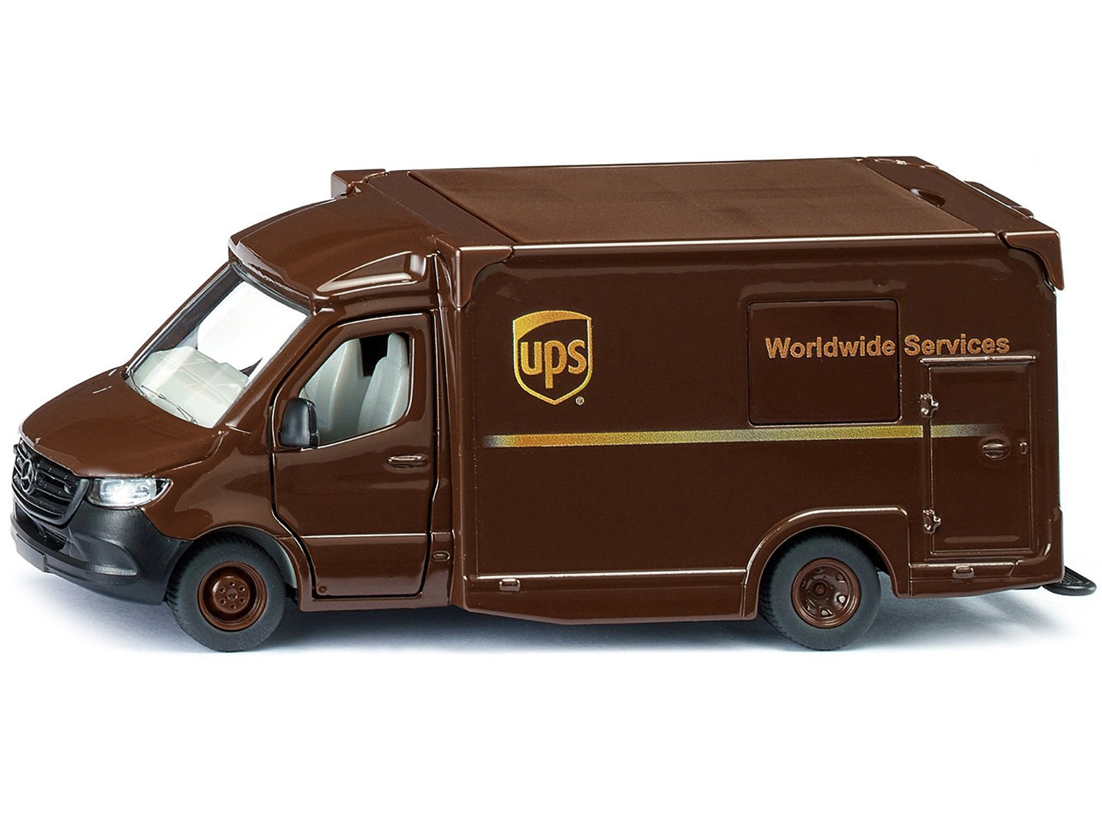 Mercedes-Benz Sprinter Van Brown "UPS Worldwide Services" 1/50 Diecast Model Car by Siku - Minihomy