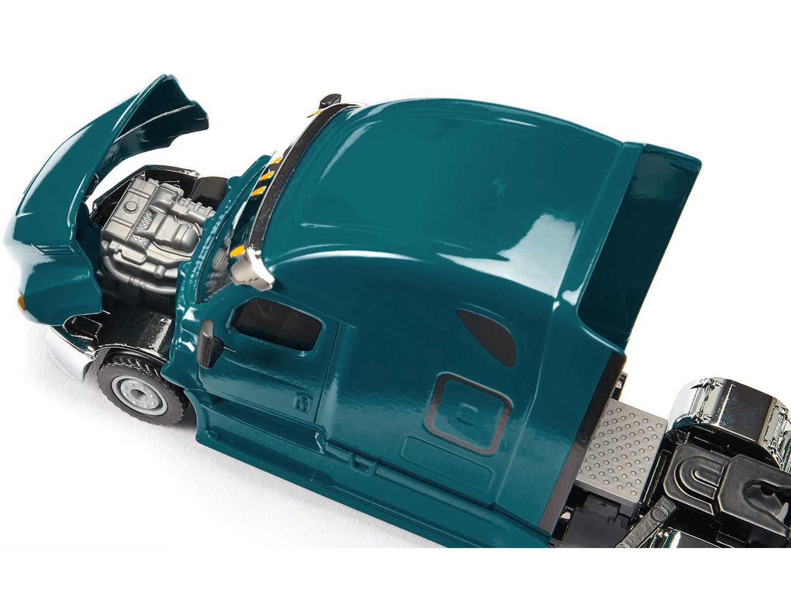 Freightliner Cascadia Tractor Truck Teal 1/50 Diecast Model by Siku - Minihomy