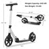 Lightweight Folding Kick Scooter with Strap and 8 Inches Wheel-Silver - Color: Silver - Minihomy