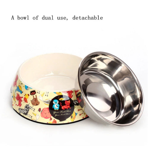 Stainless steel dog bowl cat bowl