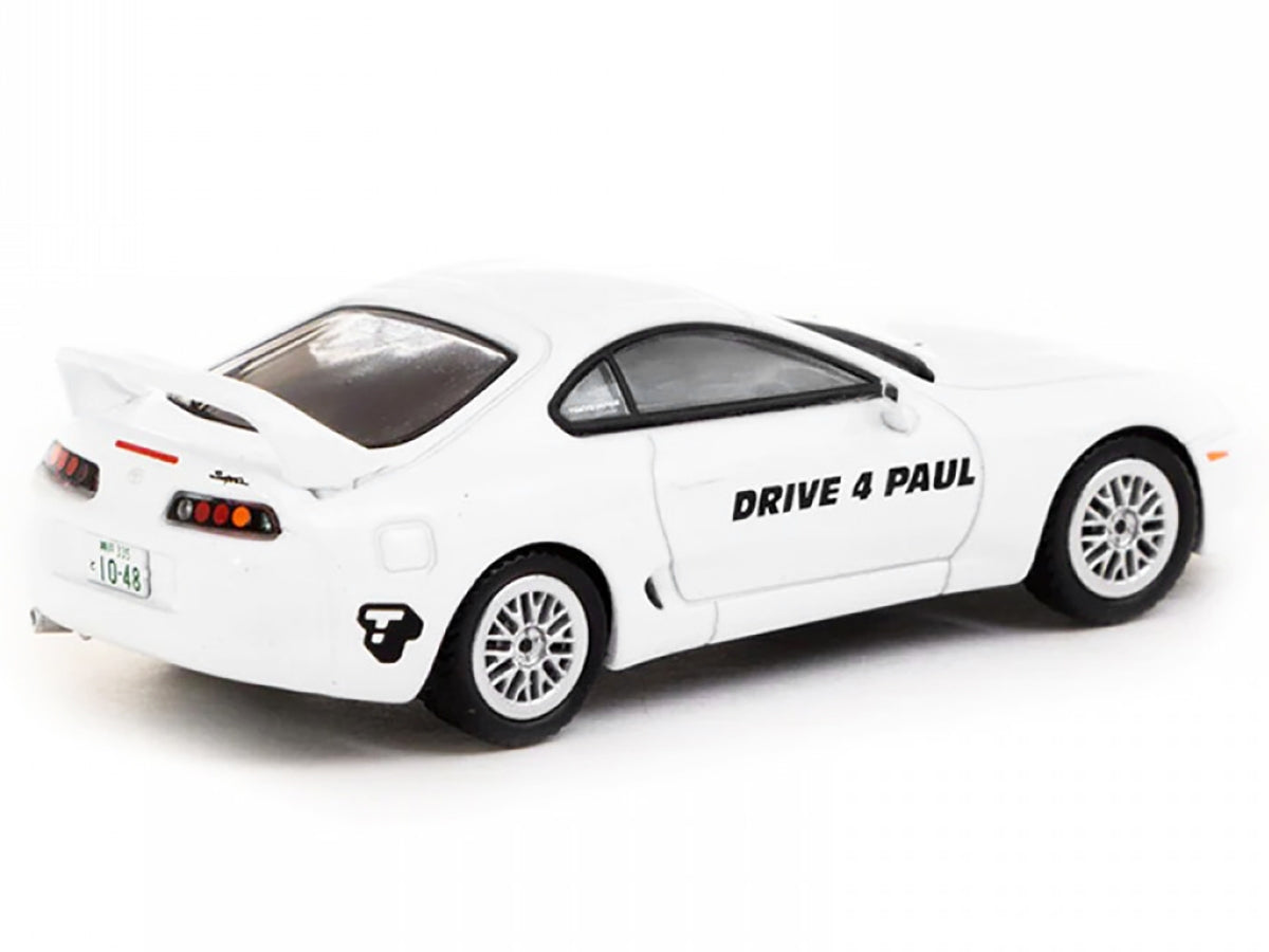 Toyota Supra RHD (Right Hand Drive) White "Drive 4 Paul - FuelFest Tokyo 2023" "Hobby64" Series 1/64 Diecast Model Car by Tarmac Works