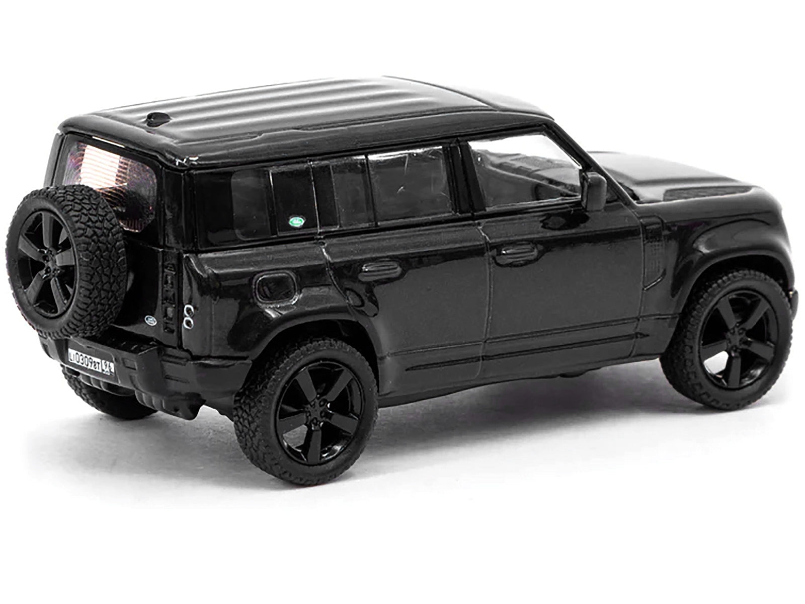 Land Rover Defender 110 Black Metallic "Global64" Series 1/64 Diecast Model Car by Tarmac Works - Minihomy