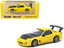 Mazda VERTEX RX-7 FD3S RHD (Right Hand Drive) Yellow Metallic with Black Hood "Global64" Series 1/64 Diecast Model Car by Tarmac Works - Minihomy