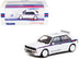 Lancia Delta HF Integrale White with Red and Blue Stripes "Martini 6 - World Rally Champion" "Road64" Series 1/64 Diecast Model Car by Tarmac Works - Minihomy