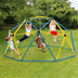 10 Feet Dome Climber with Swing and 800 Lbs Load Capacity-Red - Minihomy