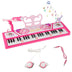 49 Keys Kids Piano Keyboard for Kids 3+-Pink - Minihomy