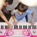 49 Keys Kids Piano Keyboard for Kids 3+-Pink - Color: Pink - Minihomy