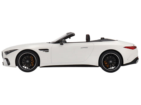 Mercedes-AMG SL 63 Roadster White 1/18 Model Car by Top Speed