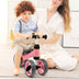 4 Wheels Baby Balance Bike Toy-Pink - Color: Pink - Minihomy