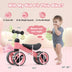 4 Wheels Baby Balance Bike Toy-Pink - Color: Pink - Minihomy