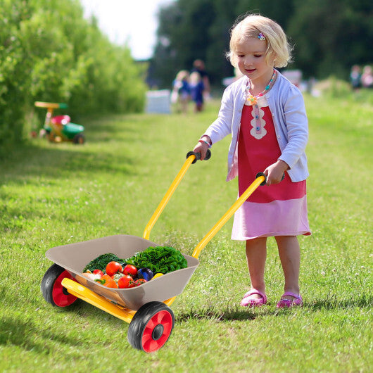 2-Wheeler Toy Cart with Steel Construction for Boys and Girls Age 2 + - Color: Multicolor - Minihomy