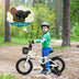 Kid's Bike with 2 Training Wheels for 3-5 Years Old-White - Minihomy