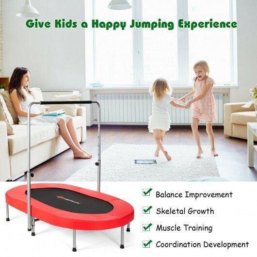 2-Person Foldable Mini Kids Fitness Rebounder Trampoline - Minihomy