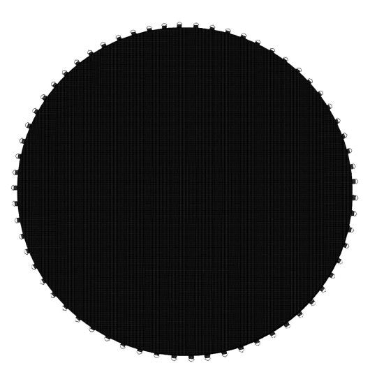 High-Elastic PP Replacement Jumping Mat-15 ft - Color: Black - Size: 15 ft - Minihomy