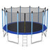 Outdoor Trampoline with Safety Closure Net-16 ft - Color: Blue - Size: 16 ft - Minihomy